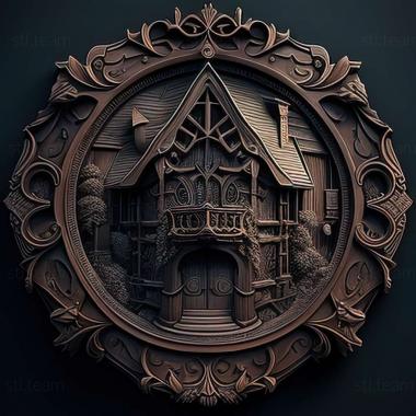 3D model Wayward Manor game (STL)